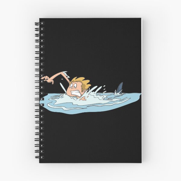 Item preview, Swimmer with shark designed and sold by Monkey Ful.