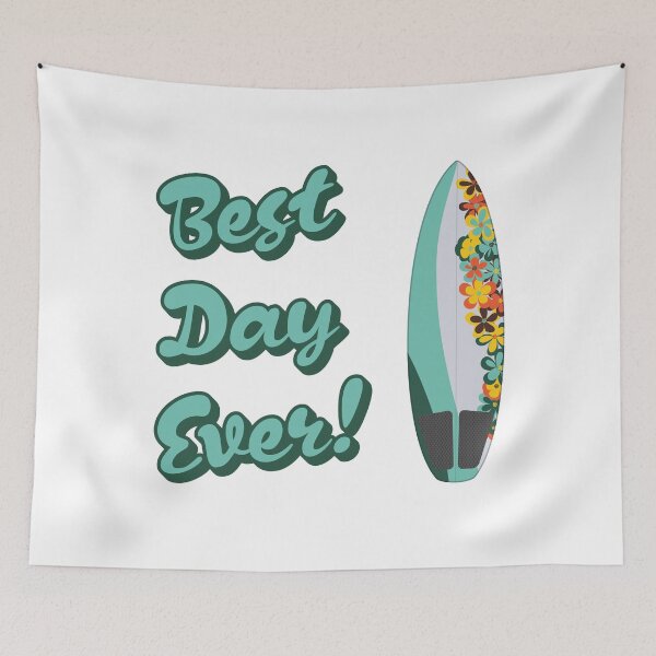 Item preview, Best Day Ever Tropical Surfboard Edition designed and sold by XavierWendling.