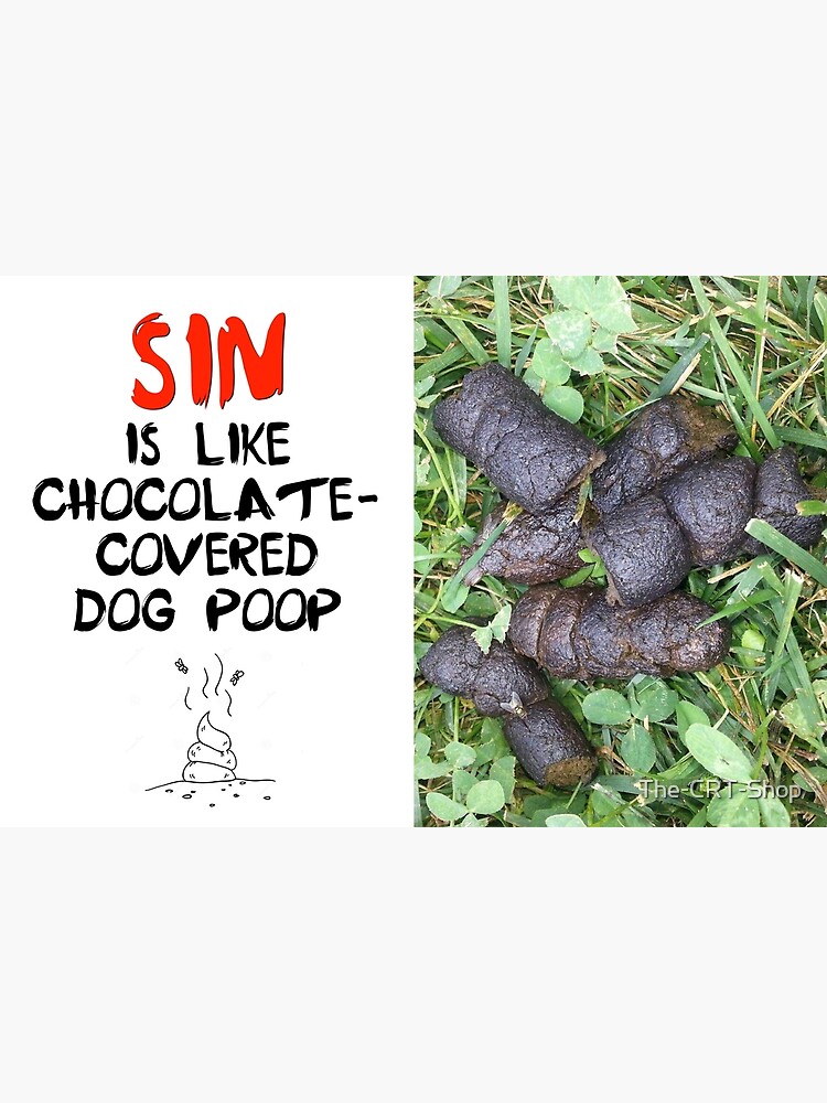 Sin is Like Chocolate-Covered Dog Poop