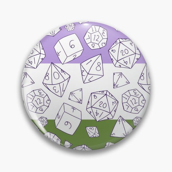 Item preview, Dice! Dice! Dice! — Genderqueer Pride! designed and sold by Kiyye.