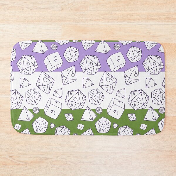 Item preview, Dice! Dice! Dice! — Genderqueer Pride! designed and sold by Kiyye.