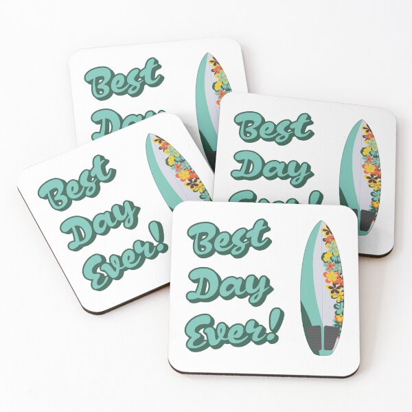 Item preview, Best Day Ever Tropical Surfboard Edition designed and sold by XavierWendling.