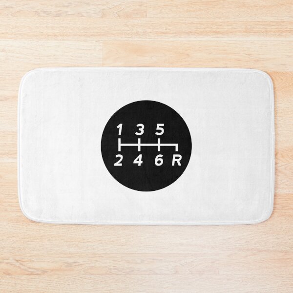 Item preview, Black Manual Transmission Shift Pattern 2 designed and sold by ApexFibers.