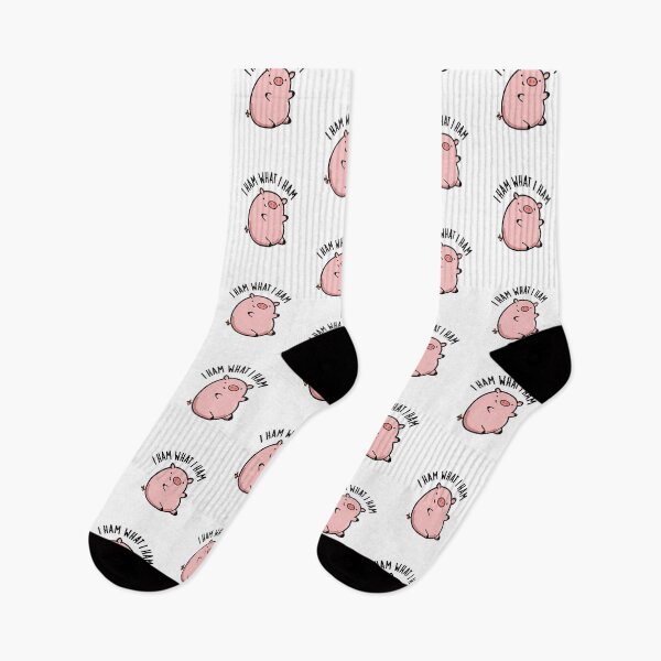 Item preview, I Ham What I Ham Funny Pig Puns  designed and sold by punnybone.