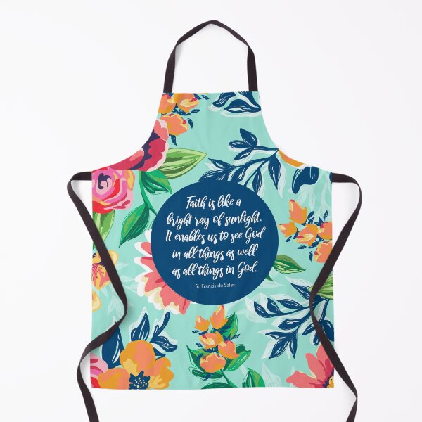 Item preview, Faith is like a bright ray of sunlight, St. Francis de Sales, Catholic Quote designed and sold by StudioCitrine.