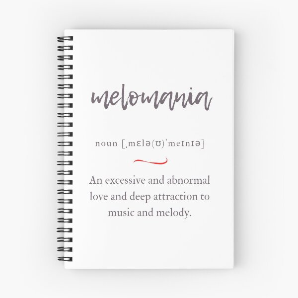 Artikelvorschau, Melomania (Melomanie) Definition | Dictionary Collection entworfen und verkauft von Designschmiede.