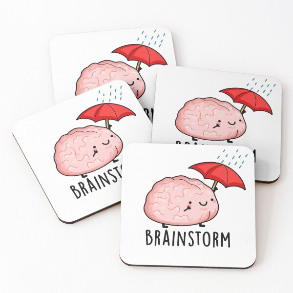 Item preview, Brain Storm Funny Anatomy Puns  designed and sold by punnybone.