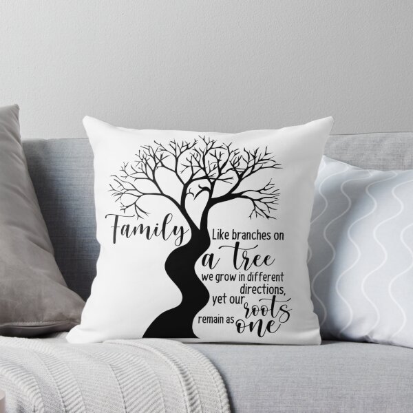 Item preview, Family Design. Family. Like branches on a tree we grow in different directions, yet our roots remain as one designed and sold by mintandbeer.