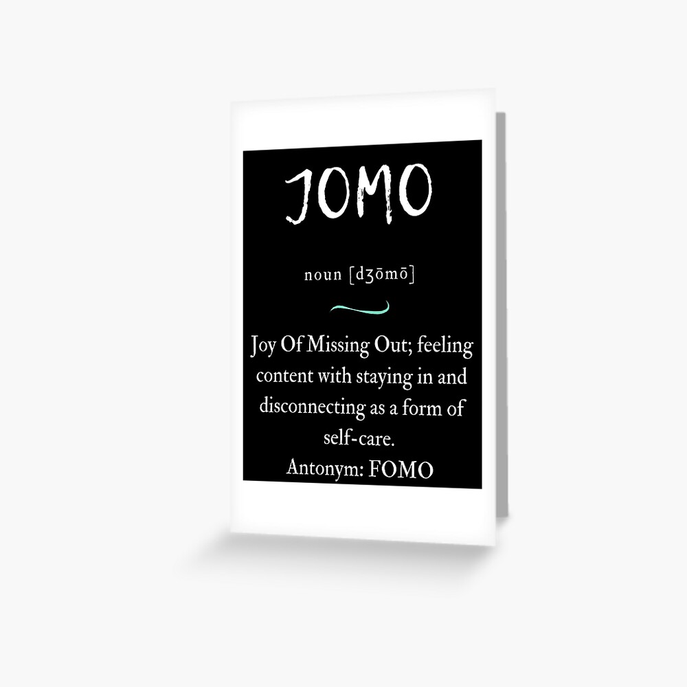 JOMO Definition | Dictionary Collection