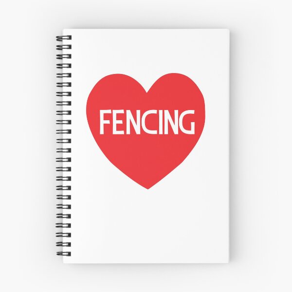 Item preview, Love Fencing heart designed and sold by ReluctantChickn.