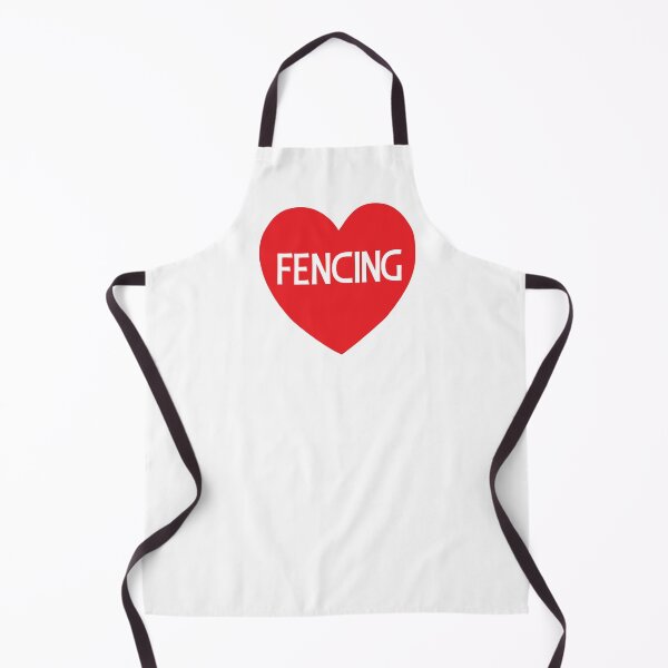 Item preview, Love Fencing heart designed and sold by ReluctantChickn.