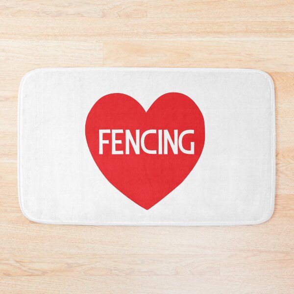 Item preview, Love Fencing heart designed and sold by ReluctantChickn.