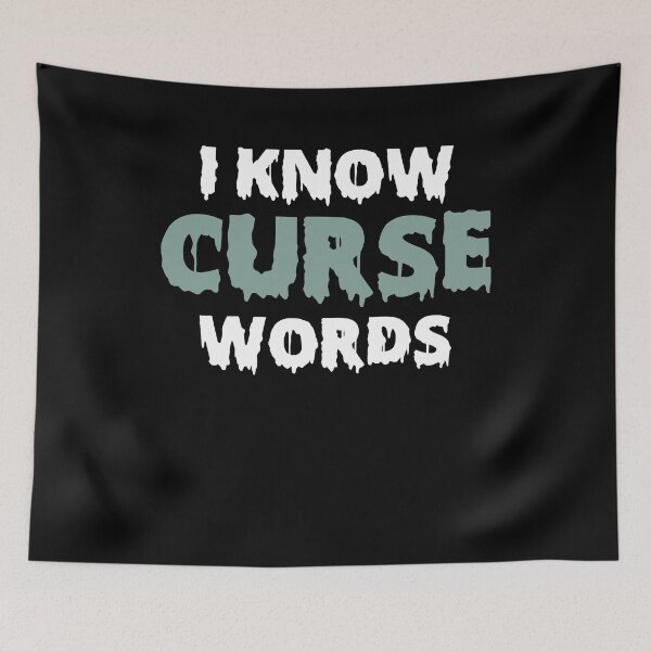 Item preview, I Know Curse Words ,Halloween gift designed and sold by Noussairox.