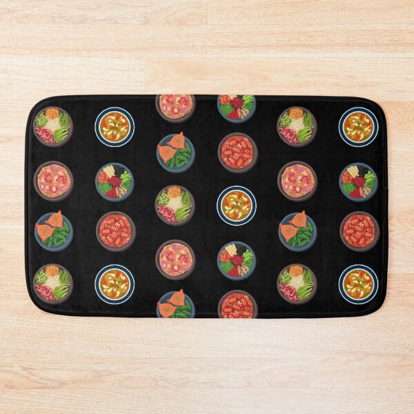 Item preview, KOREAN FOOD Asian Food Pack - Noodles Bibimbap Bulgogi [BUY MEDIUM OR LARGER FOR STICKER PACK] designed and sold by SugarSaint.