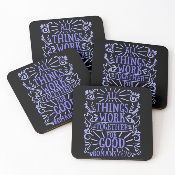 Item preview, Romans 8:28 All Things Work For Good designed and sold by plushism.