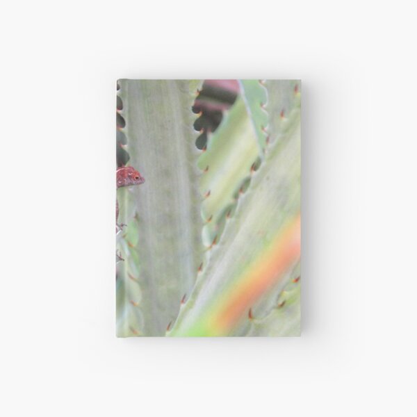 Watercolor Lizard, Crested Anole Lizard 03, St John, USVI Hardcover Journal