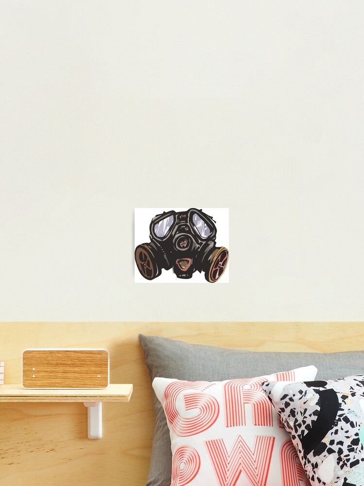 Thumbnail 2 of 3, Photographic Print, Gas Mask designed and sold by InkPotGraphics.