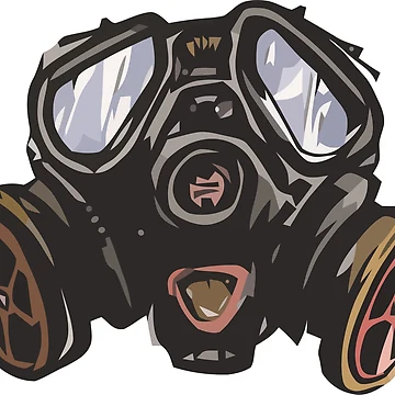 Artwork thumbnail, Gas Mask by InkPotGraphics