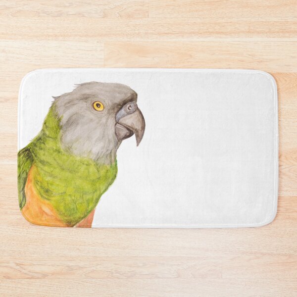 Item preview, Youyou of Senegal Parrot Parrot Tropical Bird Watercolor Art Print designed and sold by L'Atelier Oranjade.