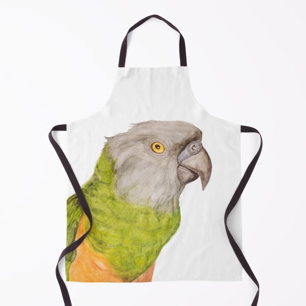 Item preview, Youyou of Senegal Parrot Parrot Tropical Bird Watercolor Art Print designed and sold by L'Atelier Oranjade.