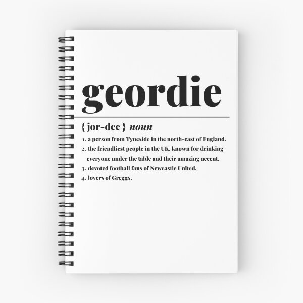 Item preview, "Geordie" Newcastle City Definition Print  designed and sold by TopTrendNow.