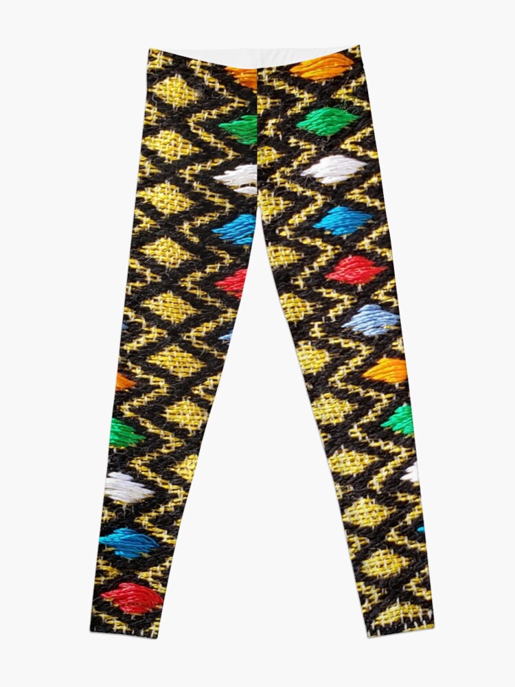 Beutiful Ethiopian/Eritrean Hager Libse Designed Original Pattern.   Leggings for Sale by EthiopianDesign