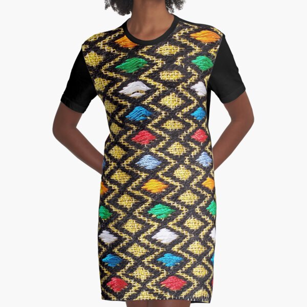 Beutiful Ethiopian/Eritrean Hager Libse Designed Original Pattern. Graphic T-Shirt Dress