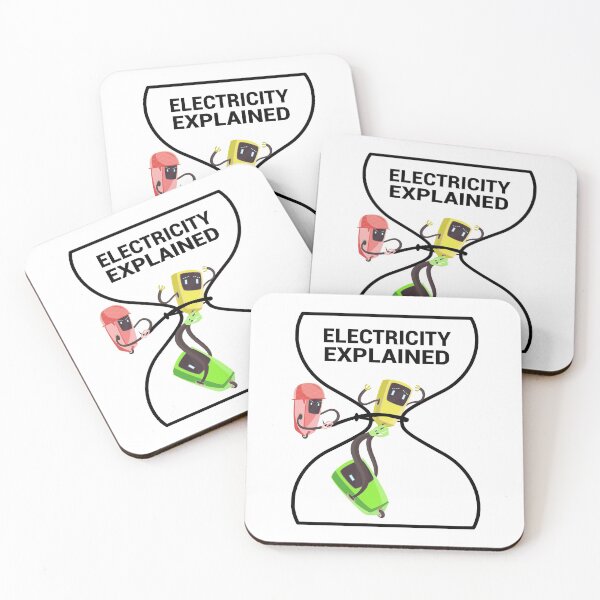 Item preview, Electricity explained ! Funny electric ! electron, voltage electricityand current  designed and sold by TheAwesomeMiro.
