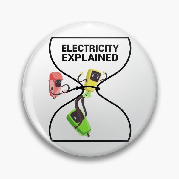 Item preview, Electricity explained ! Funny electric ! electron, voltage electricityand current  designed and sold by TheAwesomeMiro.