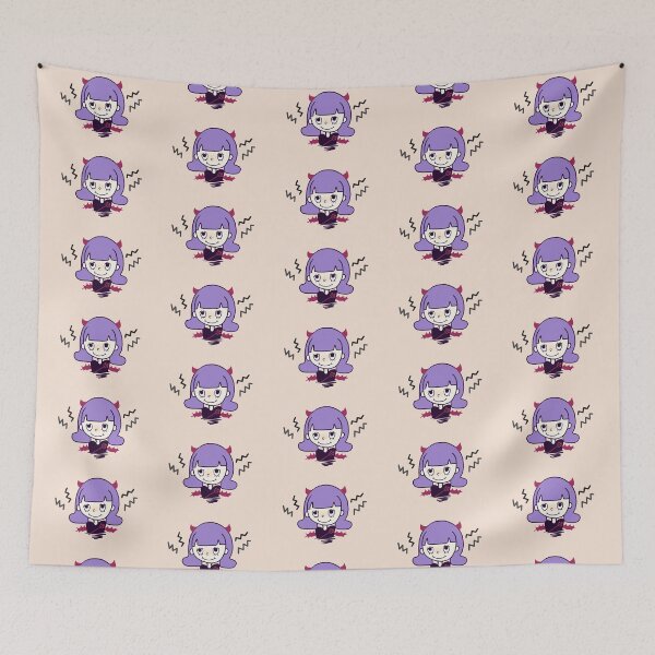 Item preview, Kawaii Halloween Girl Cute Evil Purple Harajuku Anime Goth  designed and sold by Marinaaa010.