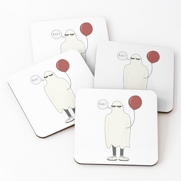 Item preview, Funny Ghost with balloon for Halloween designed and sold by yselle.