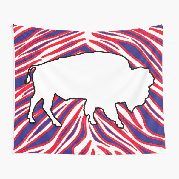 Bills - Vintage Buffalo (Red) - Buffalo Bills - Tapestry