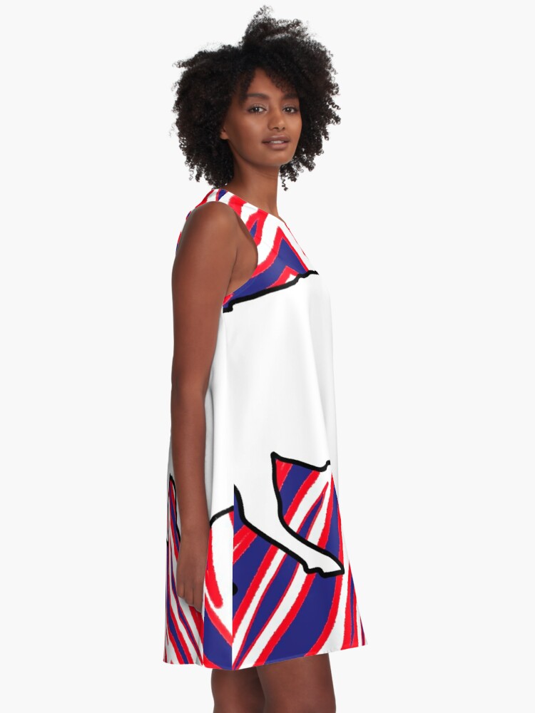 Buffalo bills A-Line Dress for Sale by kelthai