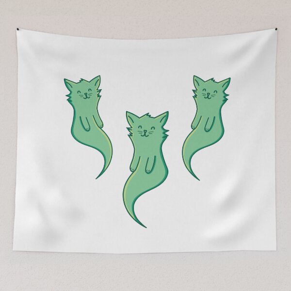 Item preview, Cute Ghost Kitties Halloween designed and sold by Pappistore.