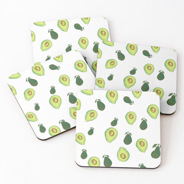 Item preview, Avocado yummy fruit art print  designed and sold by shreya ranjan.
