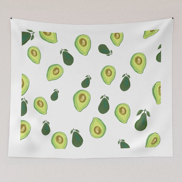 Item preview, Avocado yummy fruit art print  designed and sold by shreya ranjan.