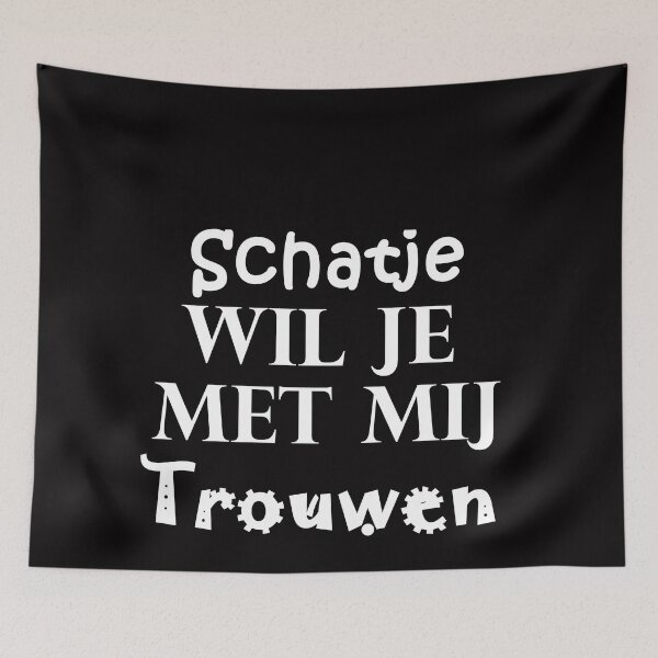 Item preview, schatje wil je met me trouwen designed and sold by sandradamenart.