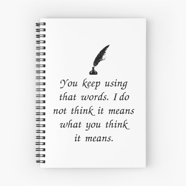 Item preview, You Keep Using That Word. I Do Not Think It Means What You Think It Means designed and sold by kindxinn.