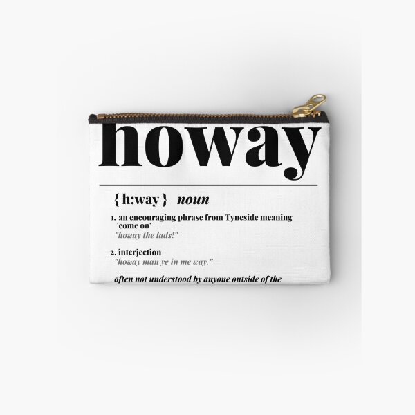 Artikelvorschau, "Howay" Newcastle City Definition drucken entworfen und verkauft von TopTrendNow.