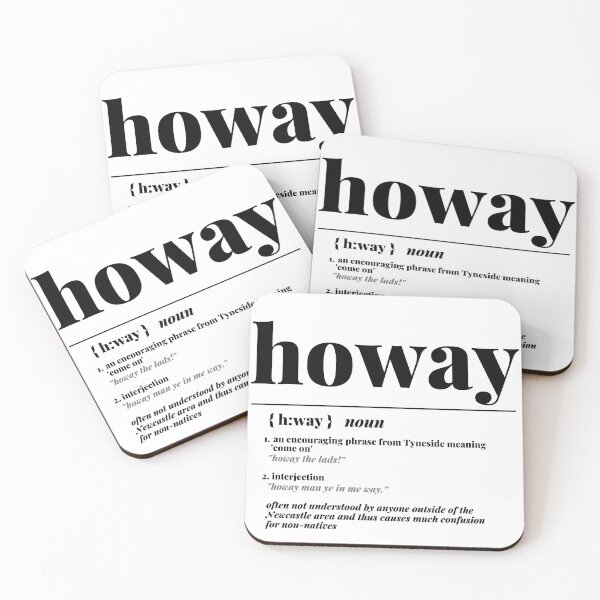 Item preview, "Howay" Newcastle City Definition Print  designed and sold by TopTrendNow.