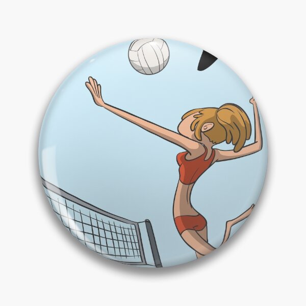 Item preview, Beach volleyball girl smashing designed and sold by Monkey Ful.