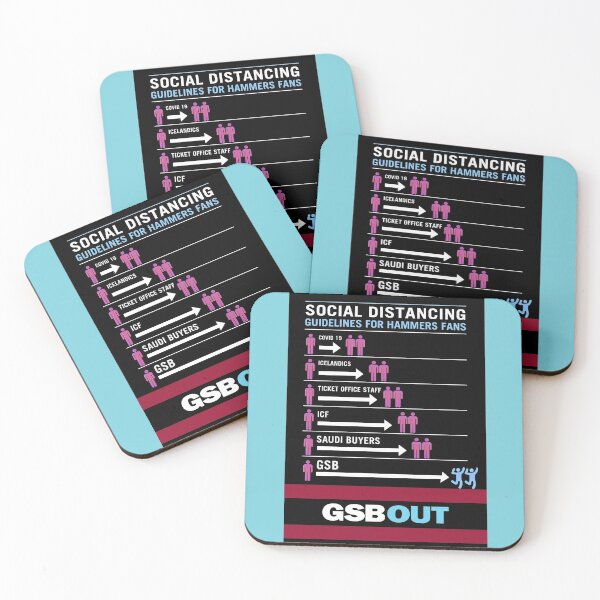 Item preview, GSB Social Distance Warning designed and sold by ThamesIronworks.