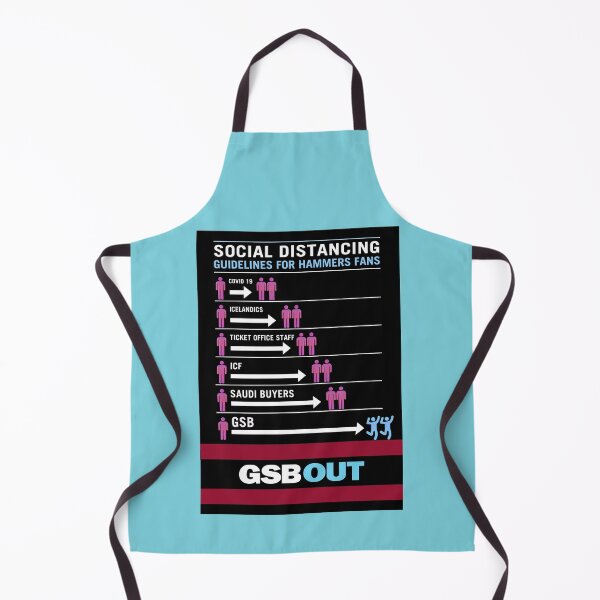 Item preview, GSB Social Distance Warning designed and sold by ThamesIronworks.
