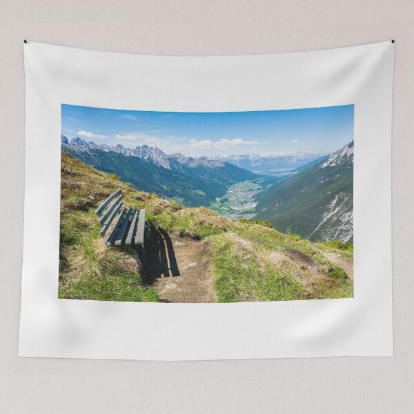 Item preview, Elfer Massif with Stubaital valley in Tirol, Austria designed and sold by AlizadaStudios.