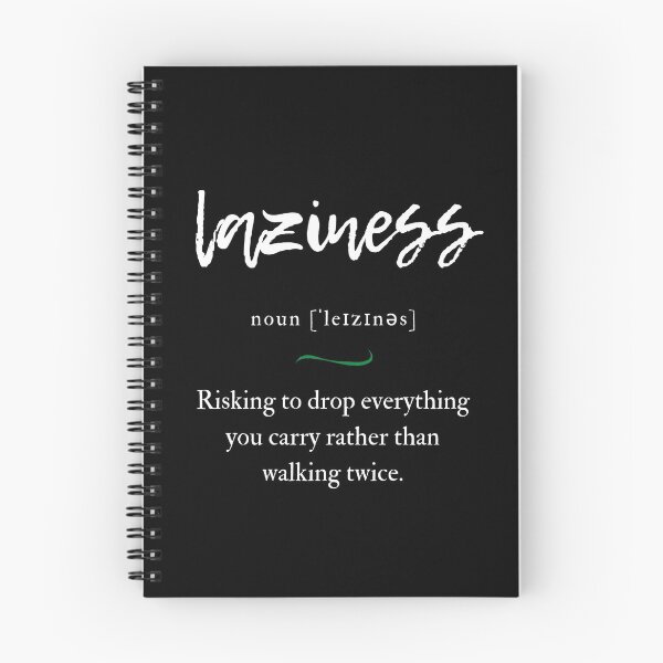 Item preview, Laziness Definition | Dictionary Collection designed and sold by Designschmiede.