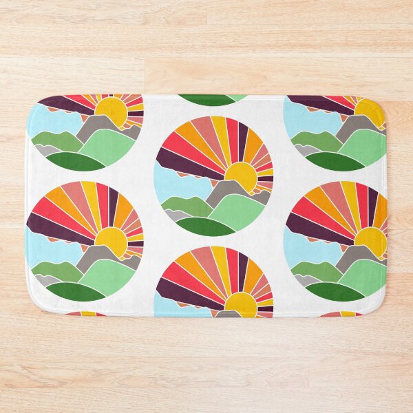 Item preview, Sun Over The Mountains Design designed and sold by Kyrostickers.