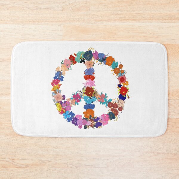 Item preview, Floral Peace Sign designed and sold by molamode.