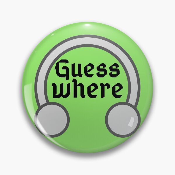 Item preview, Guess Where Piercing Barbell Design - black designed and sold by MixedBagMerch.