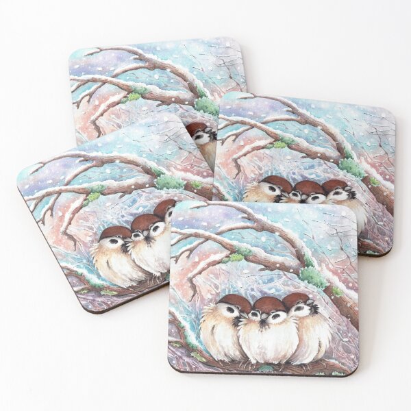 Item preview, 3 sparrows designed and sold by Julia Klein.