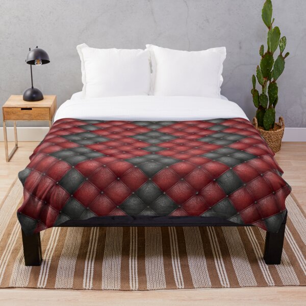 Aperçu de l'œuvre Motif Cuir Rouge Et Noir créée et vendue par GinXArts.